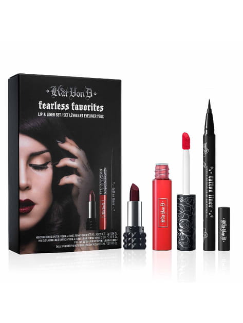 Paris Je T'aime - Trio incontournable l&egrave;vres et yeux Kat Von D