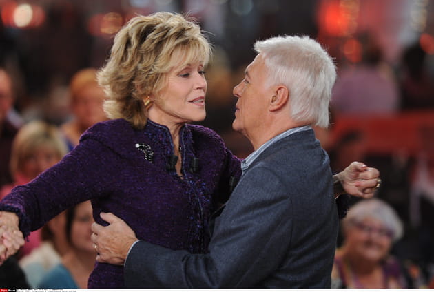 Guy Bedos et Jane Fonda, complices