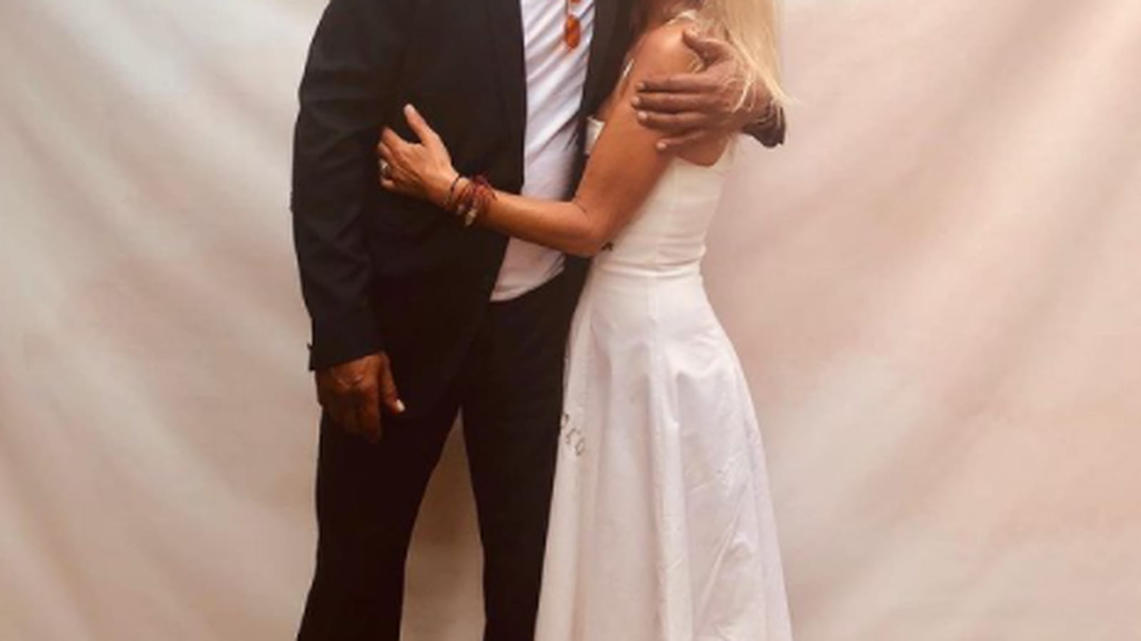 Yannick Noah et Isabelle Camus