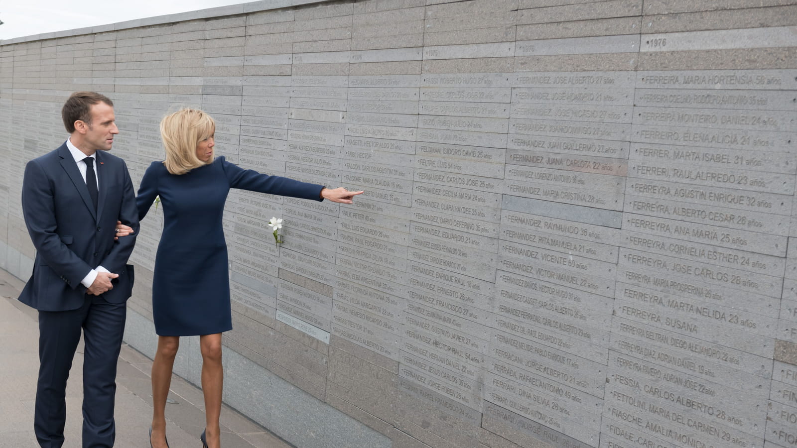 Emmanuel et Brigitte Macron