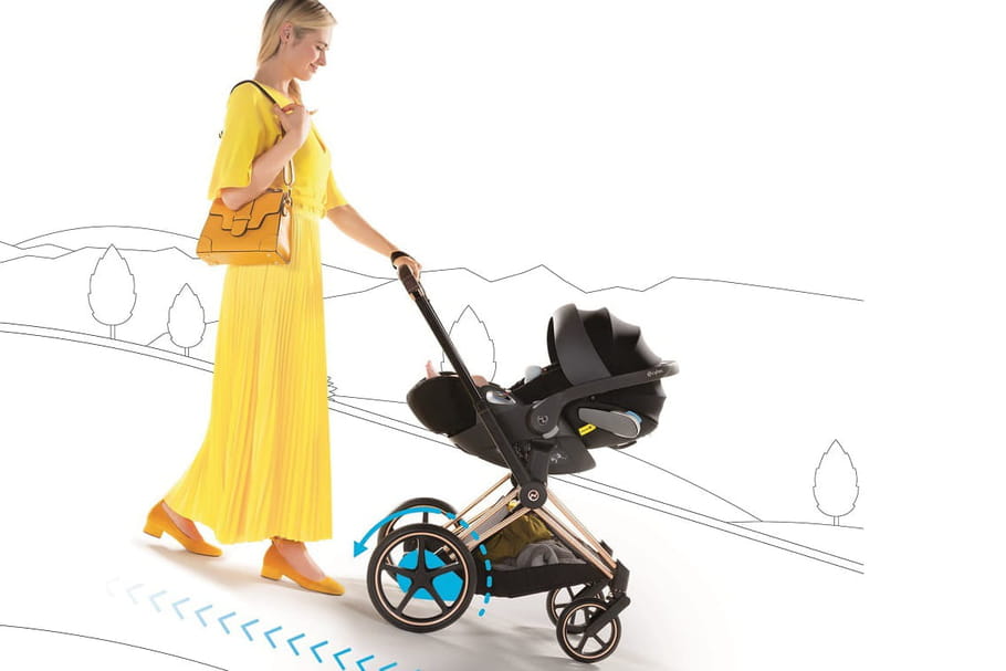 Cybex innove avec sa poussette électrique e.Priam