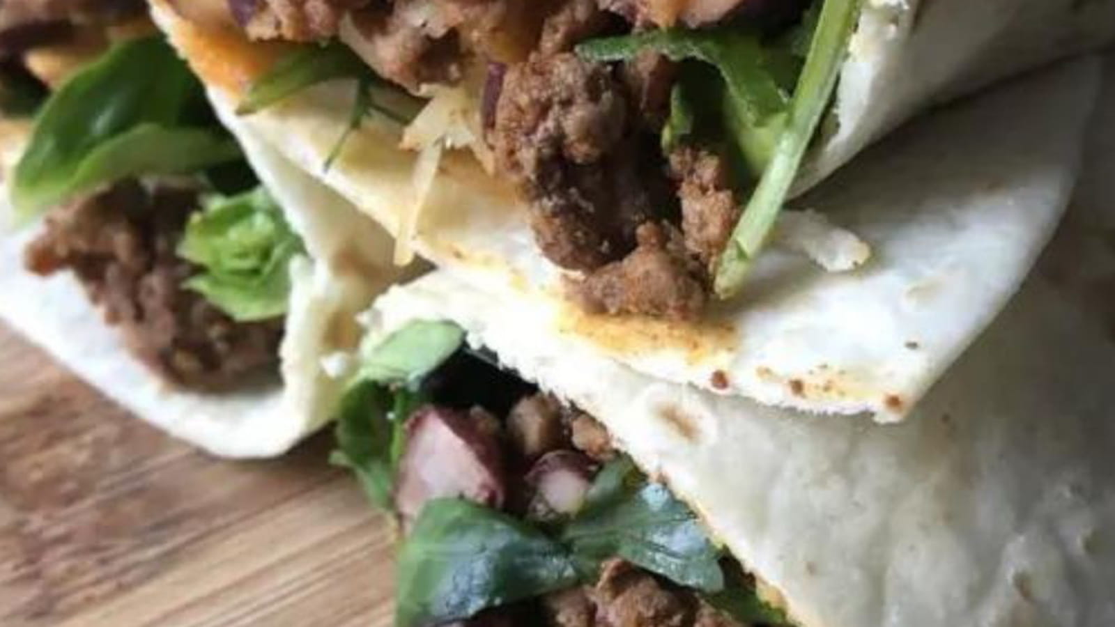Burrito healthy et express bœuf-haricots rouges