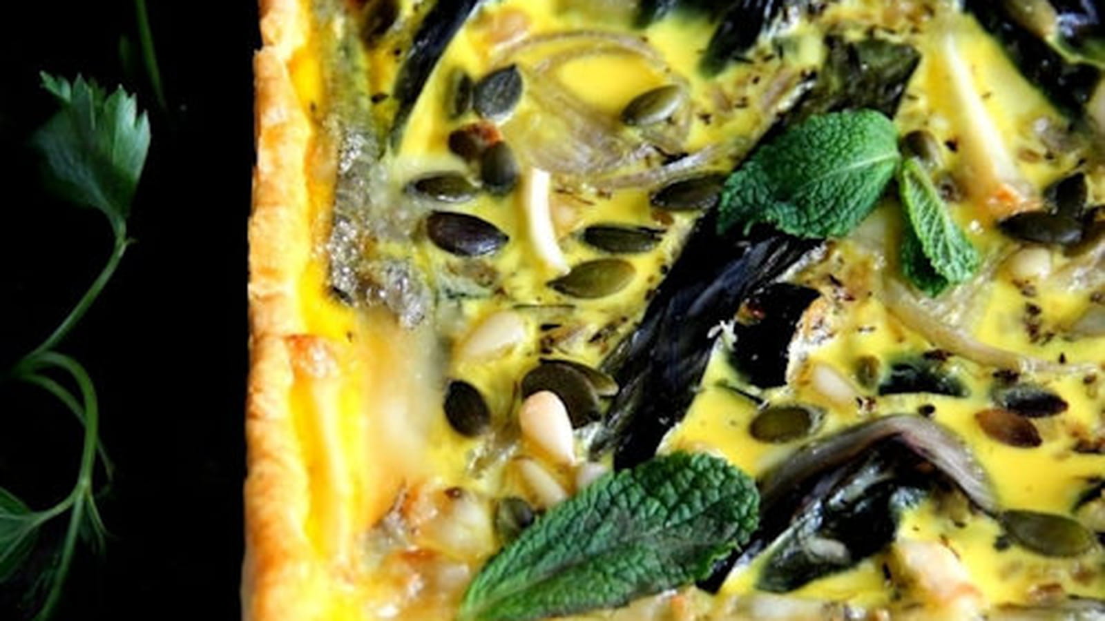 Quiche aux blettes et chèvre