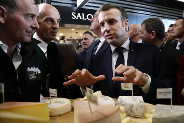 Emmanuel Macron en fait tout un fromage