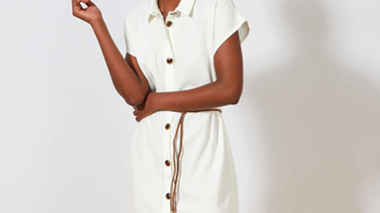 Robe blanche Kiabi 