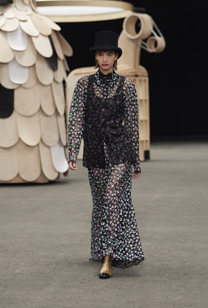 Look 35&nbsp;du d&eacute;fil&eacute; Chanel