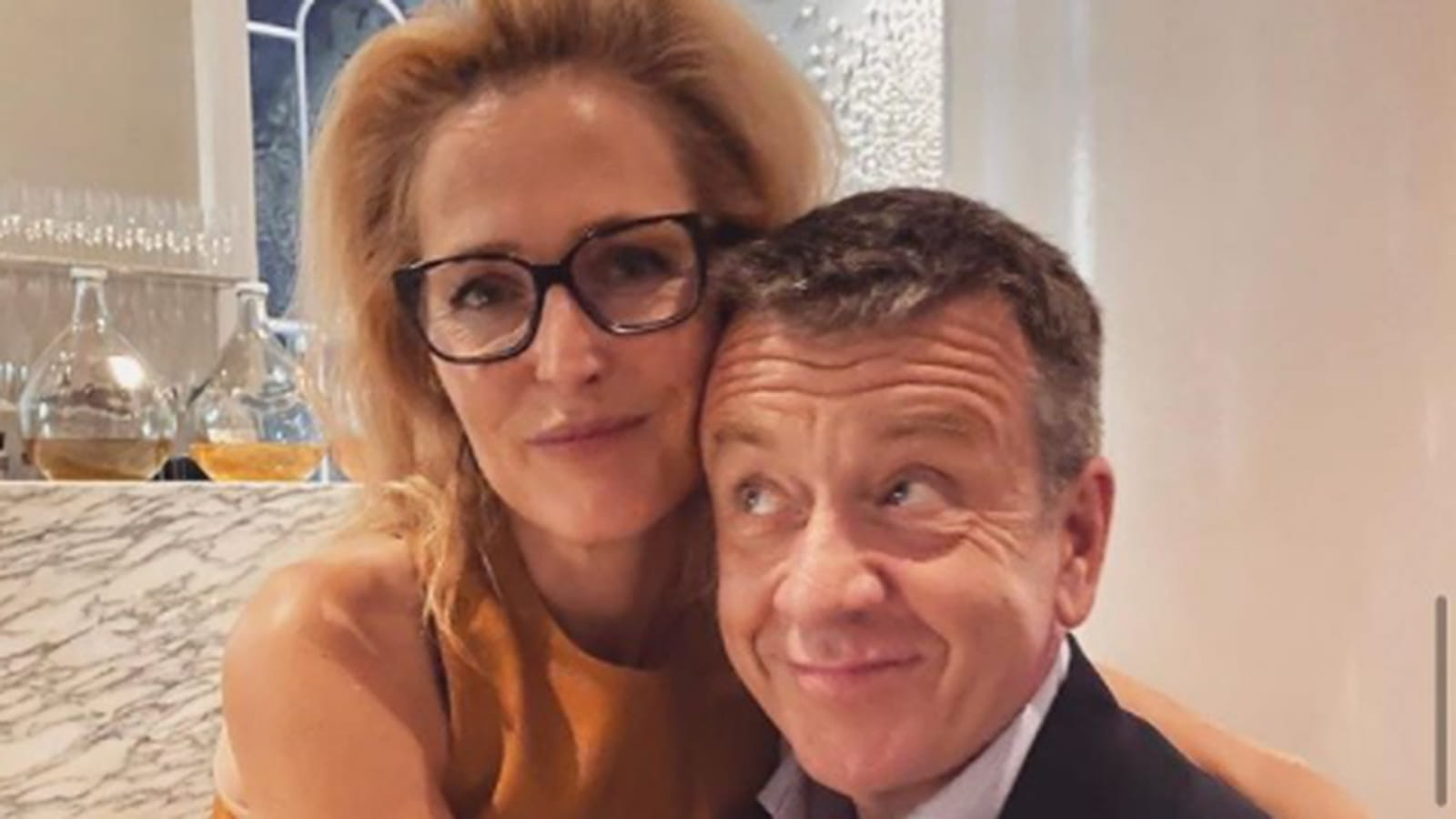 Gillian Anderson et Peter Morgan