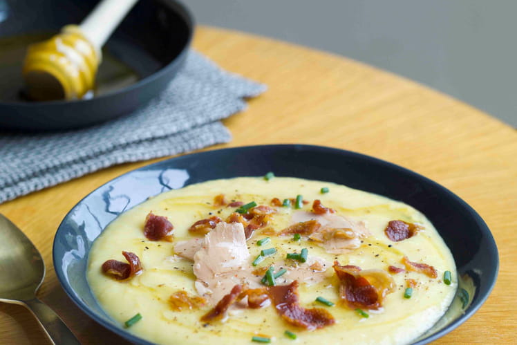 Soupe de maïs et céleri au miel de Fleurs-image