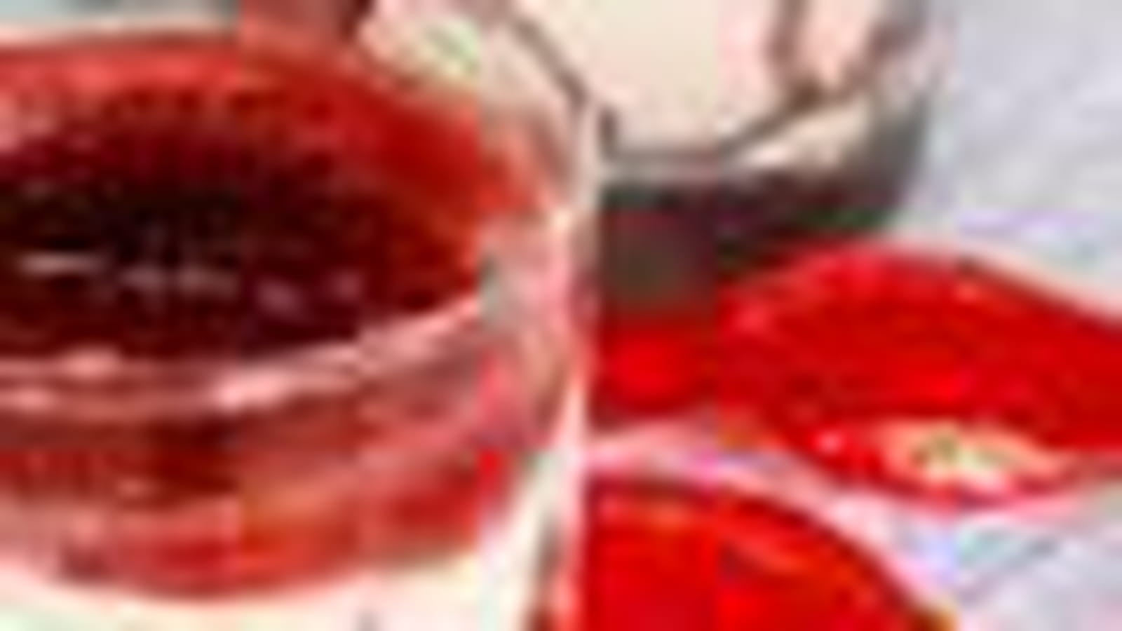Verrines de fraises