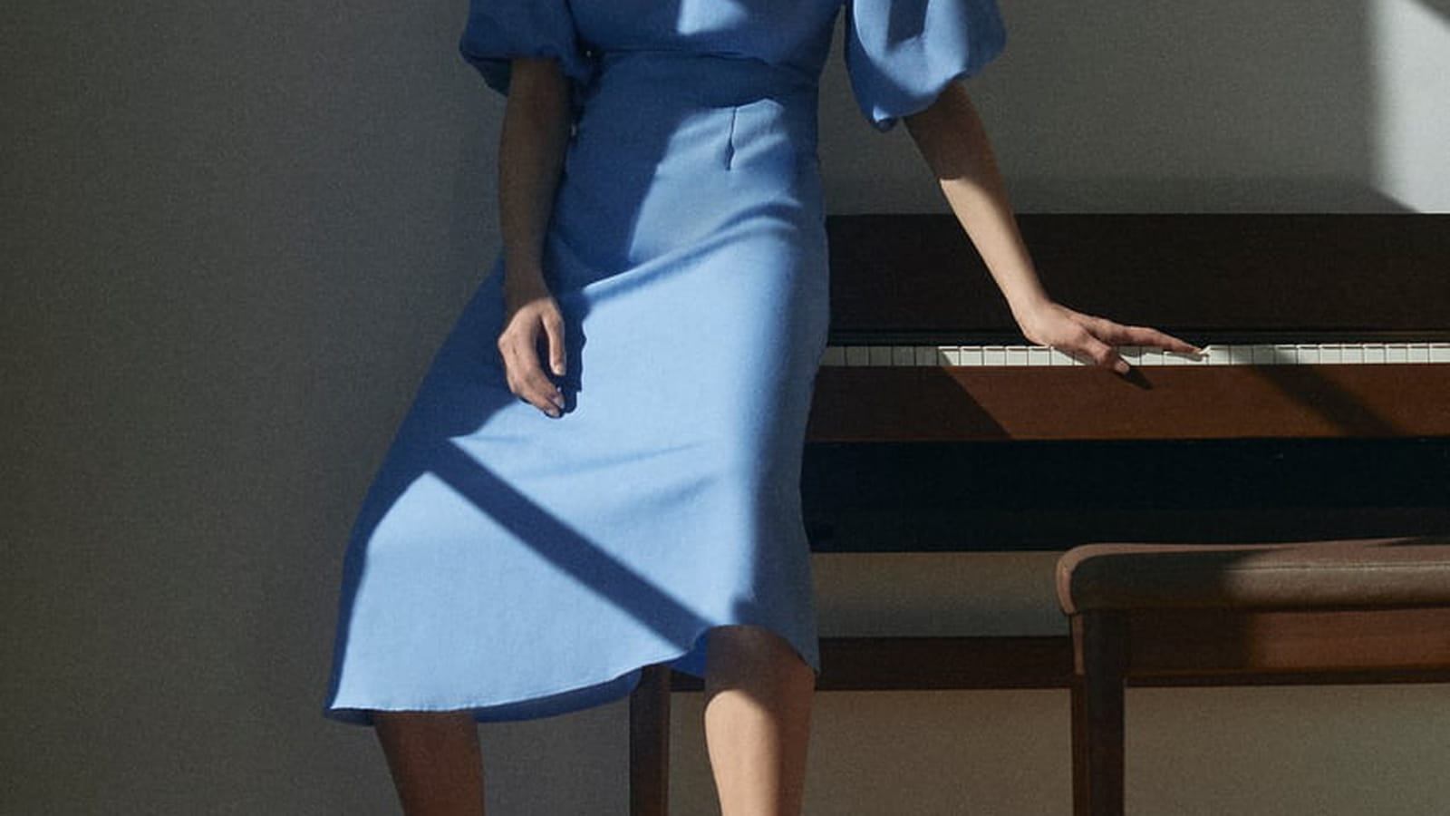Robe rustique à volume