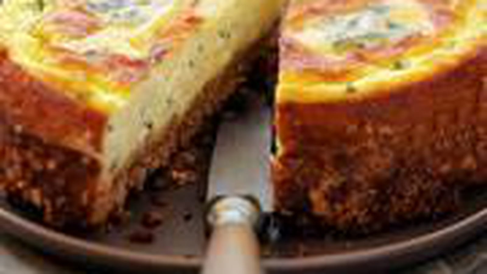 Cheesecake au Bresse Bleu