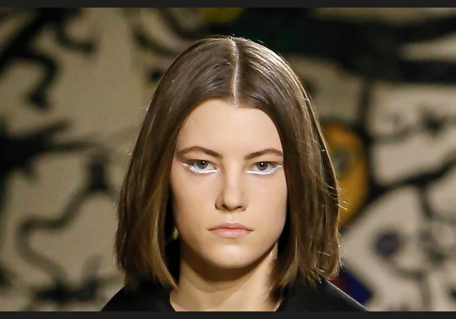 La raie au milieu de Dior