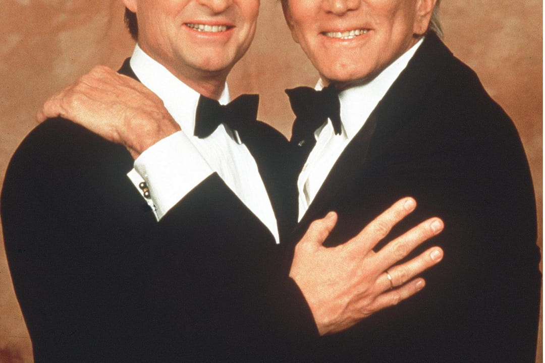 Kirk et Michael Douglas en 1991