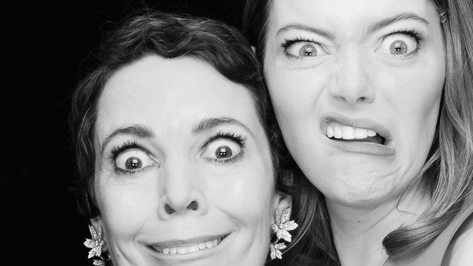 Olivia Colman et Emma Stone