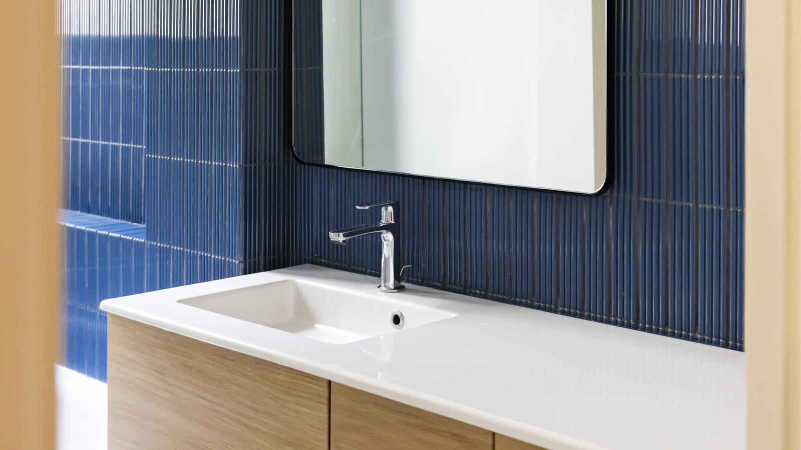 Salle de bains après