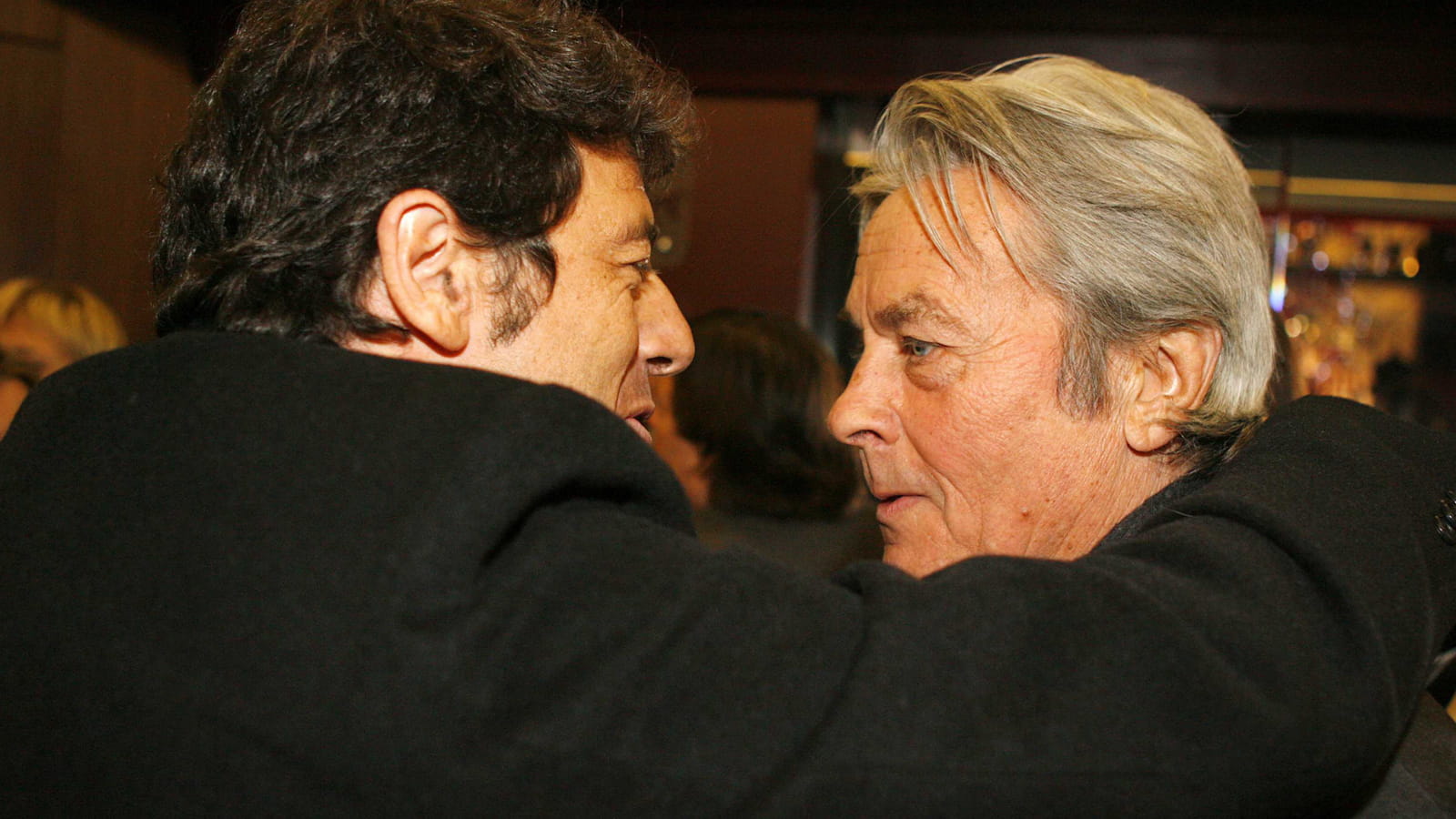 Patrick Bruel et Alain Delon
