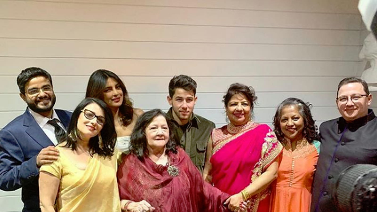 Priyanka Chopra, Nick Jonas et leur famille