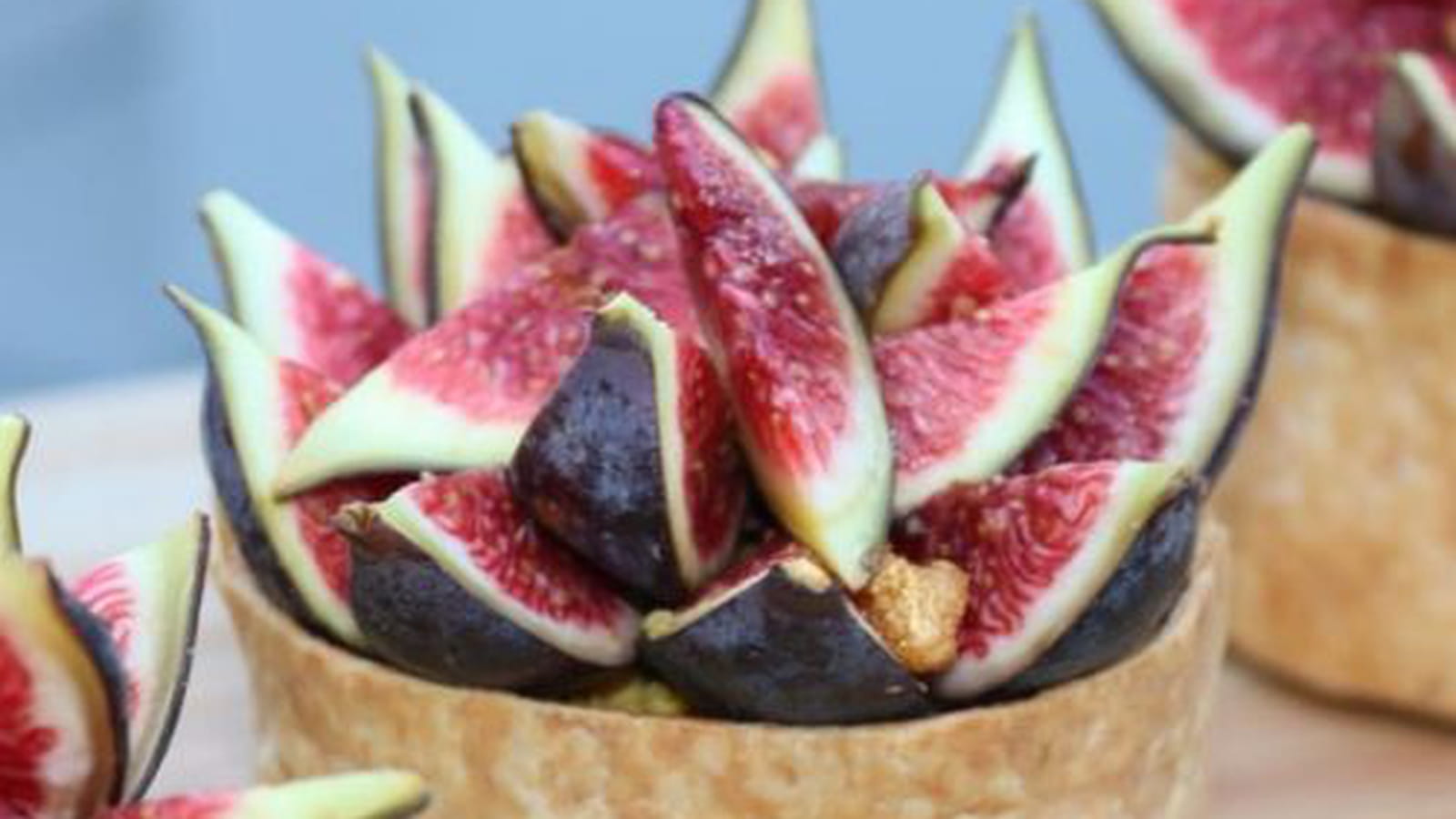 Tarte vanillée et crémeuse aux figues