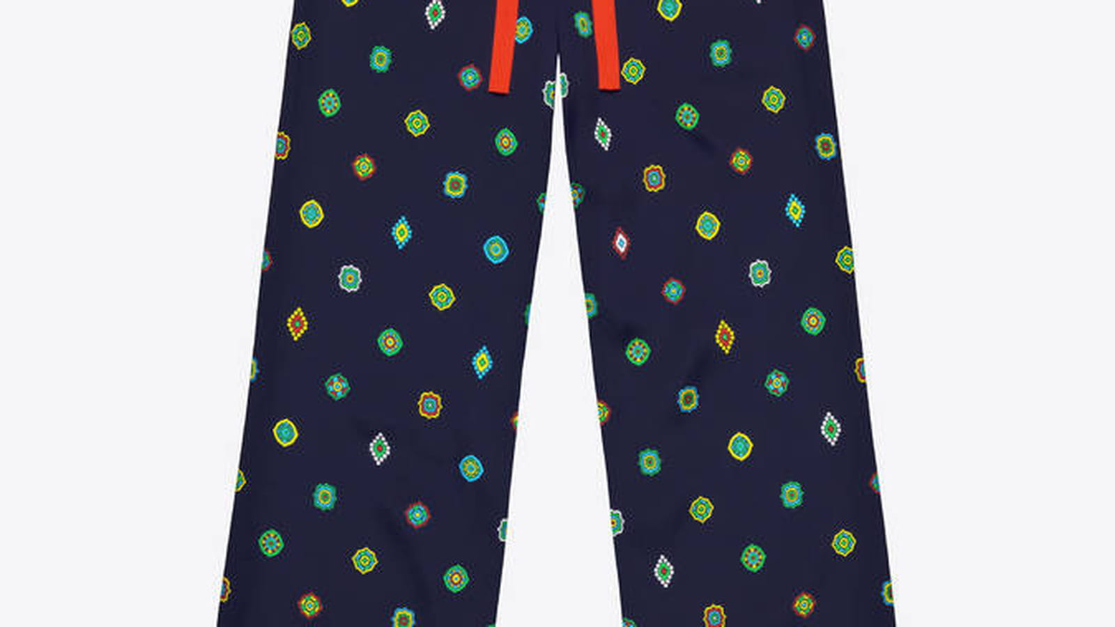 Pantalon imprimée style pyjama
