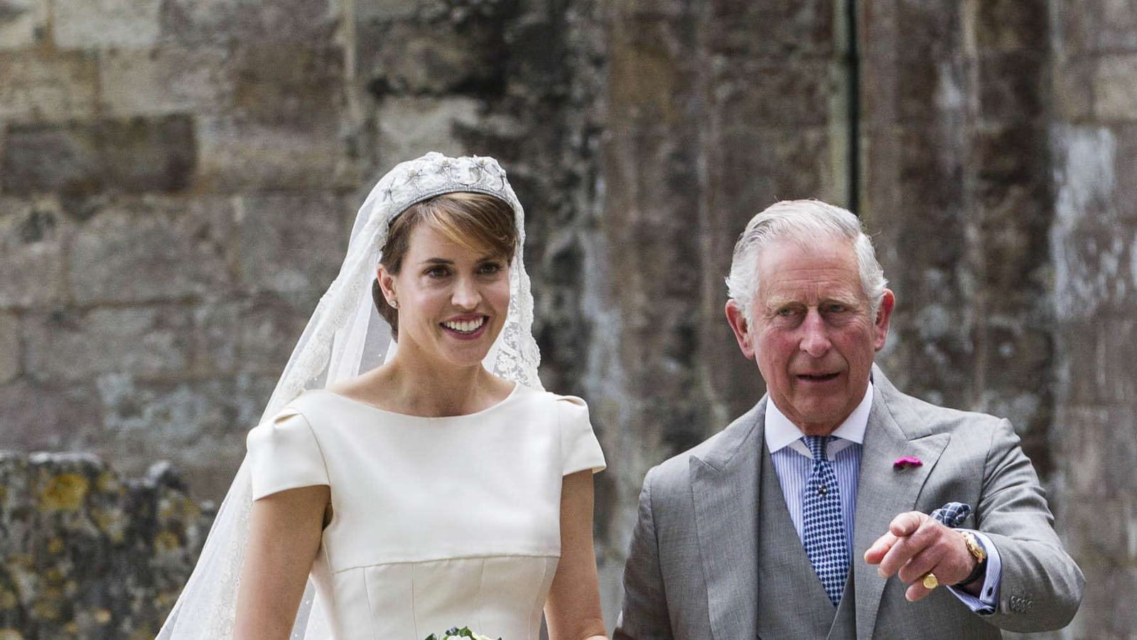 Alexandra Knatchbull et le prince Charles