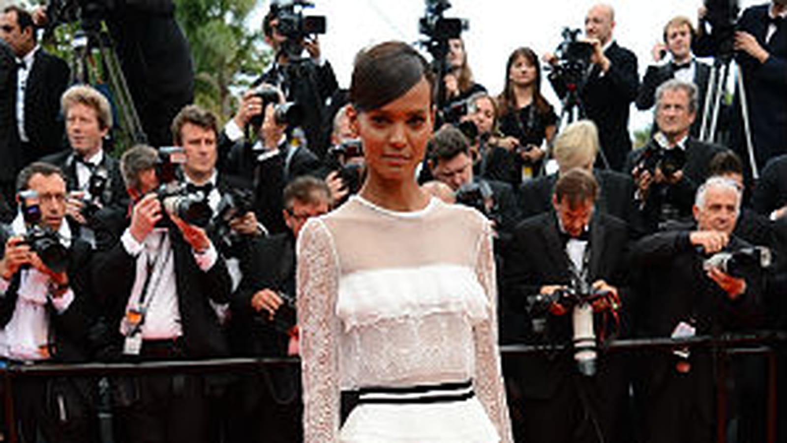 Liya Kebede en Alberta Ferretti