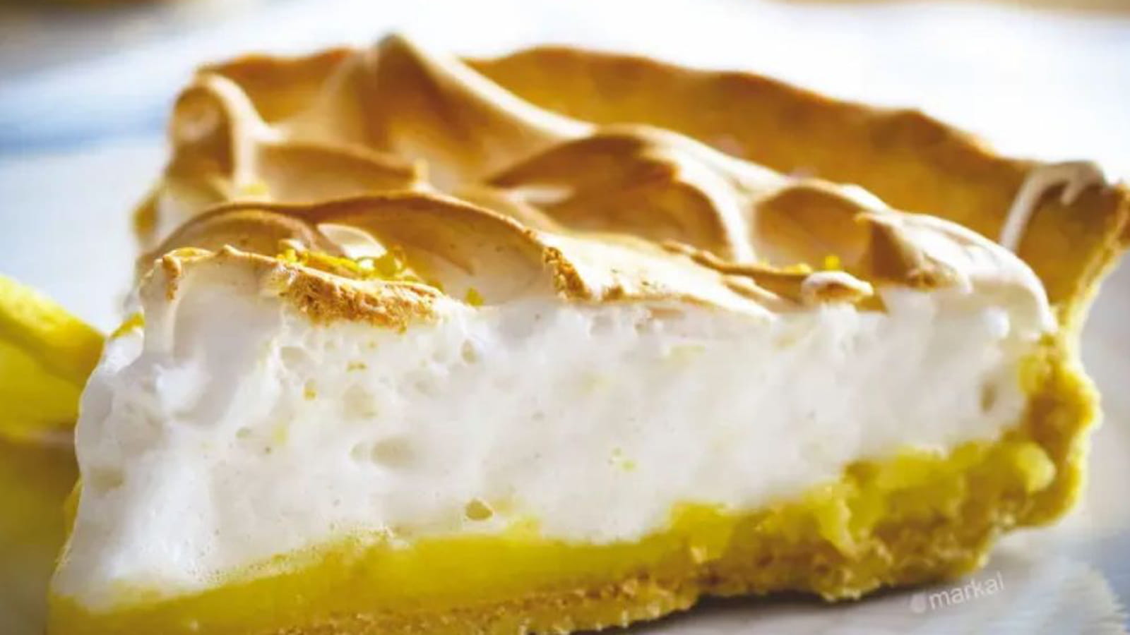 Tarte au citron meringuée à l'Aquafaba