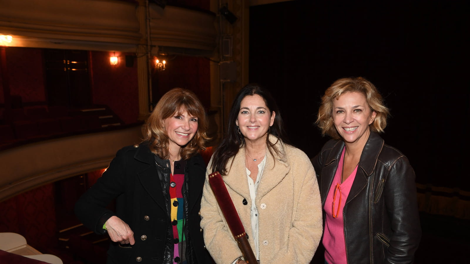 Avec Cristiana Reali et Corinne Touzet en 2019