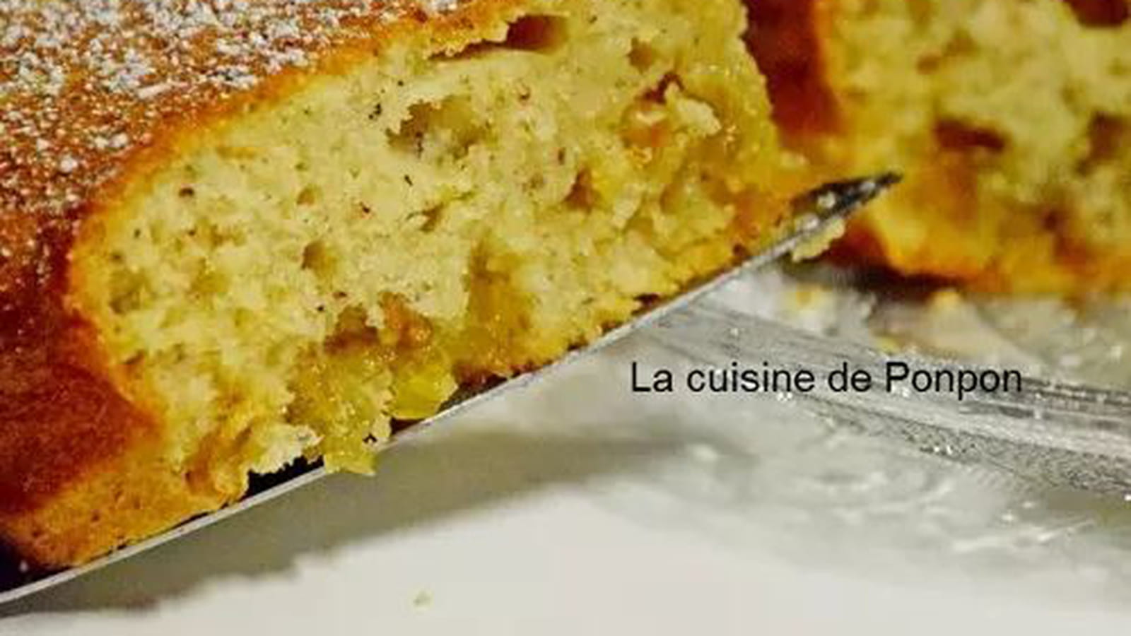 Gâteau moelleux à la confiture de tomates vertes et blancs d'oeufs