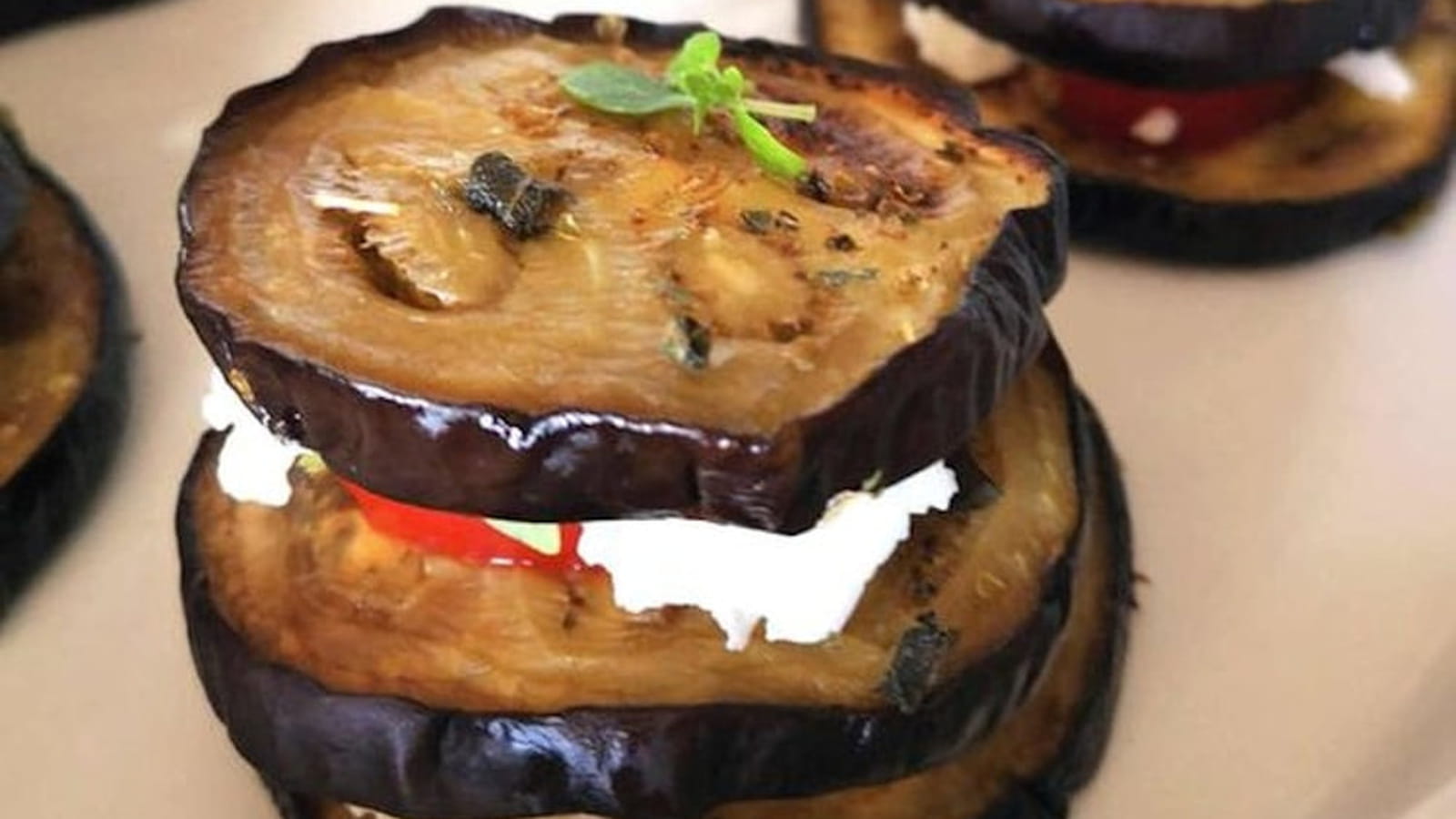 Mille-feuilles d'aubergines