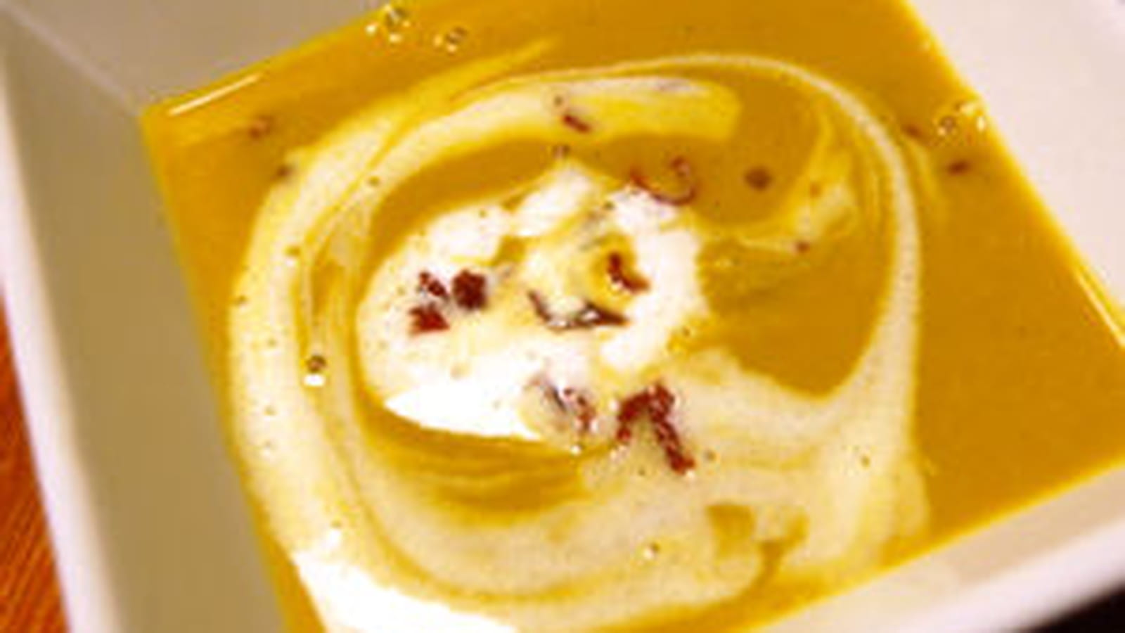 Velouté aux légumes et épices