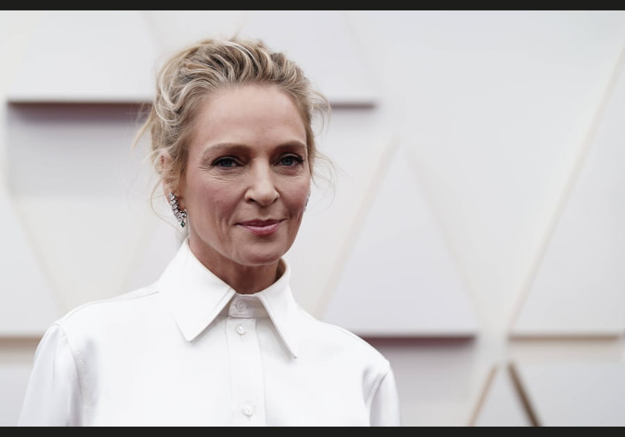 Le look naturel d'Uma Thurman