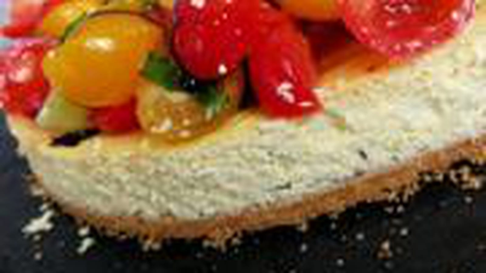 Cheesecake salé au brocciu et à la menthe