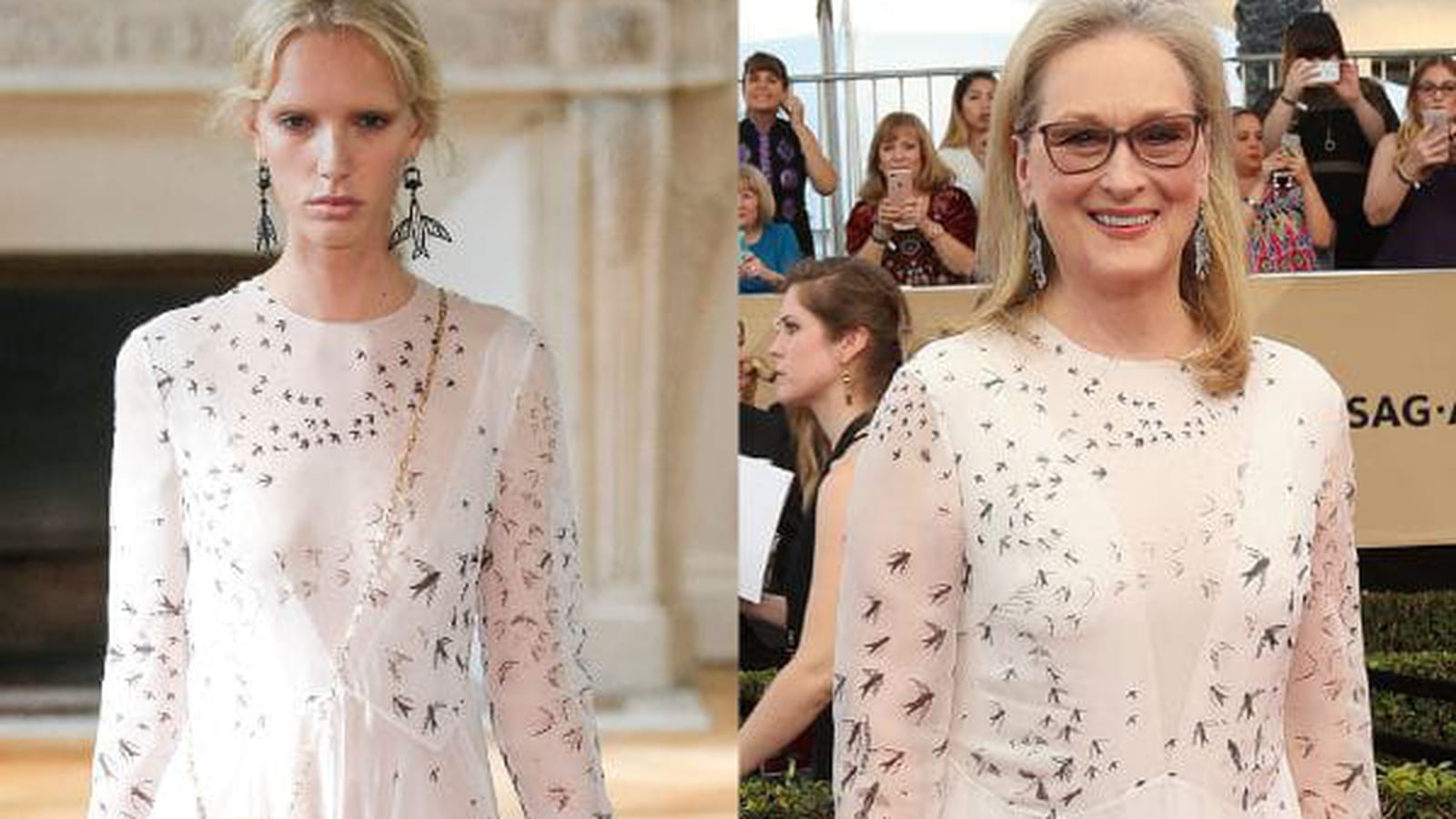 Défilé Valentino vs Meryl Streep