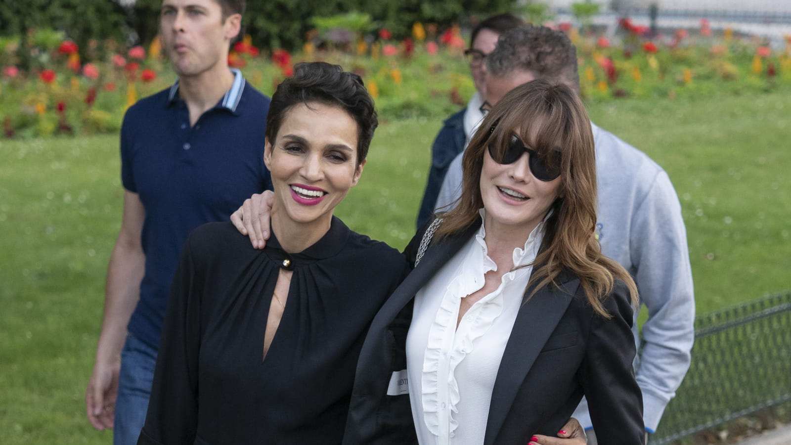 Farida Khelfa et Carla Bruni-Sarkozy