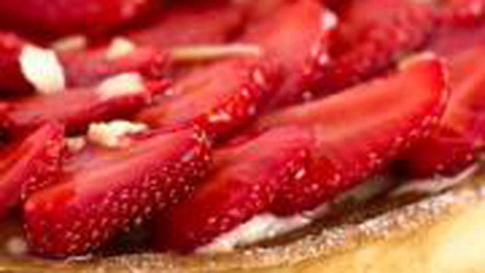 Ma tarte aux fraises crèmes d'amandes et pâtissière