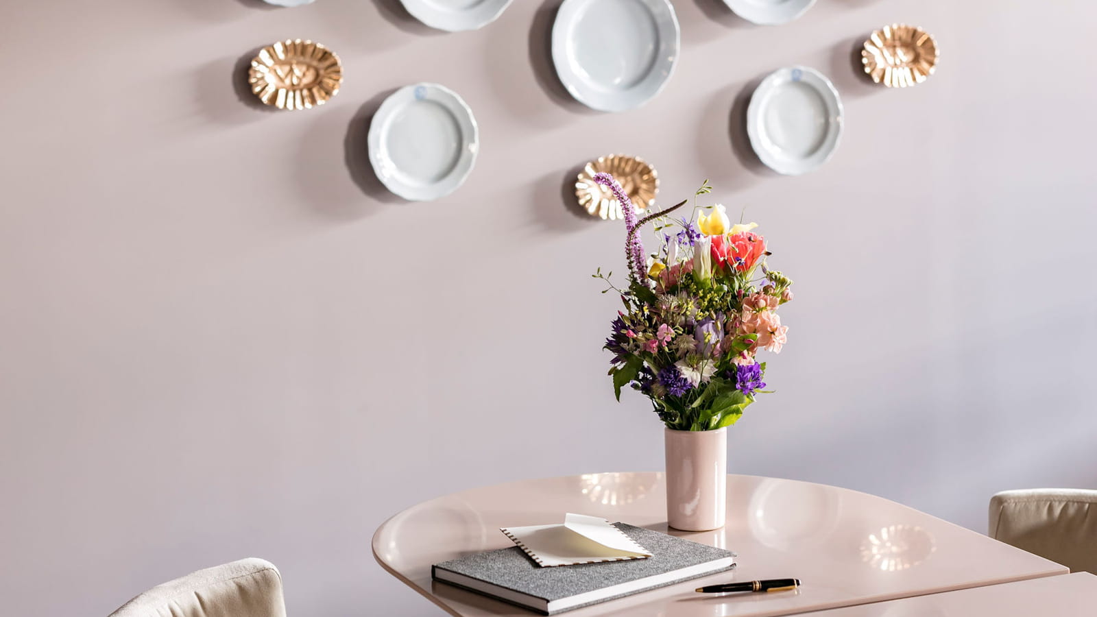 Assiettes au mur