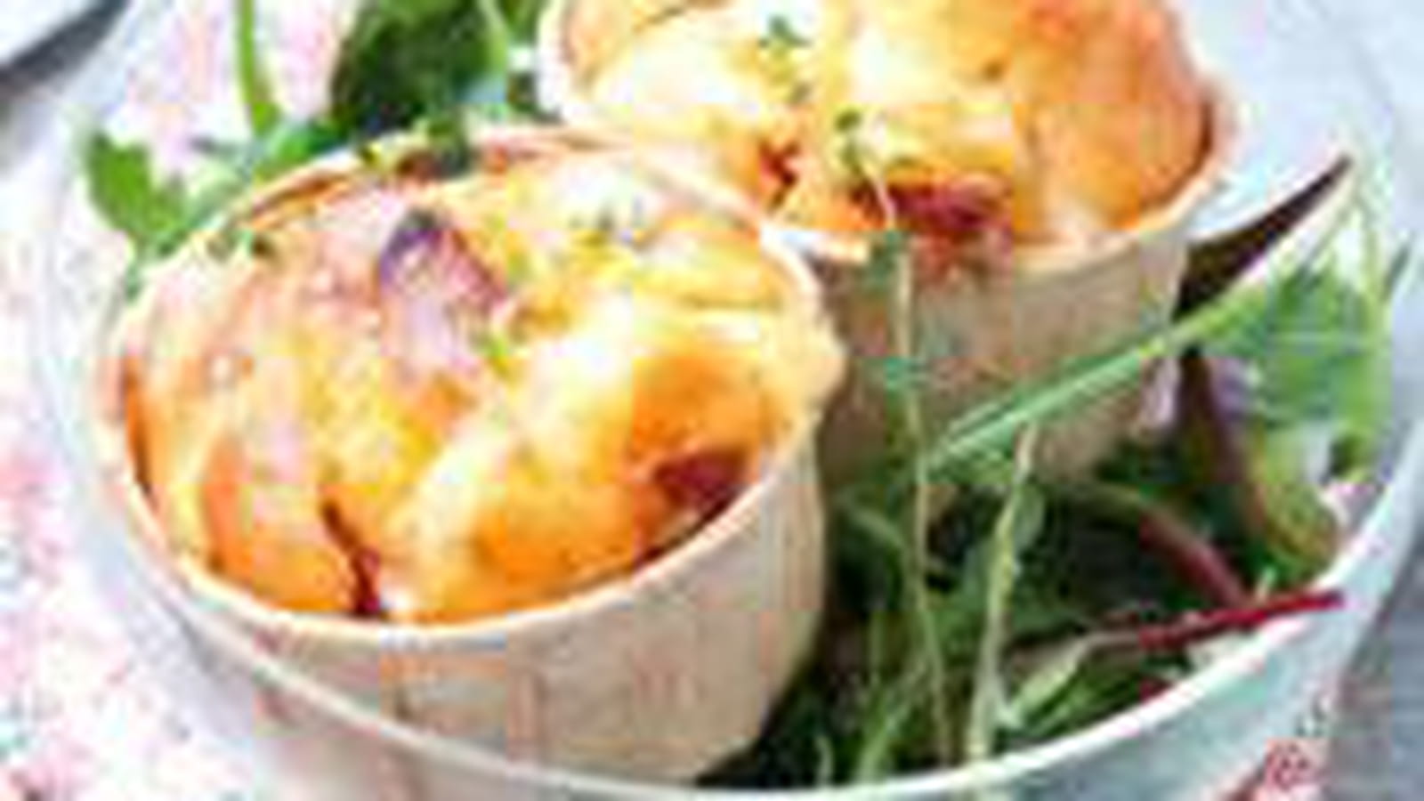 Muffins chorizo et emmental