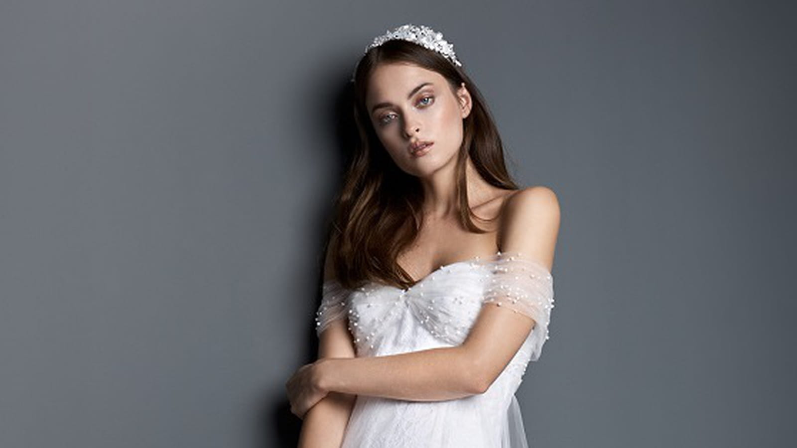 Robe de mariée en tulle