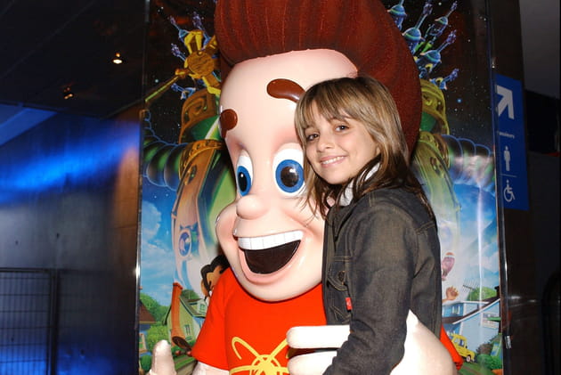 Priscilla à l'avant-première de Jimmy Neutron en 2002