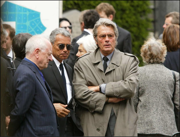 Avec Jean-Marie Périer et Alain Delon