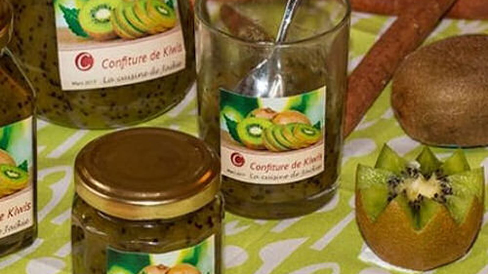 Confiture de kiwis aux épices