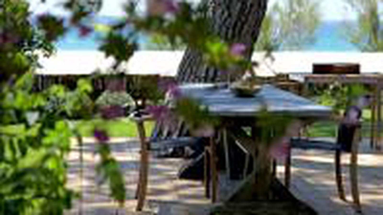 Salle à manger d'été