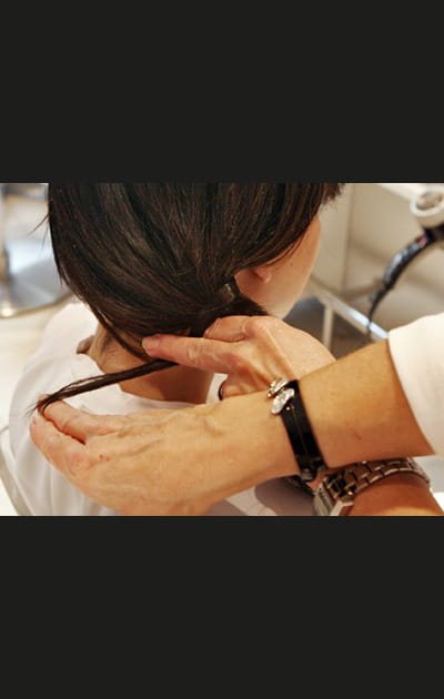 Attache de la queue de cheval