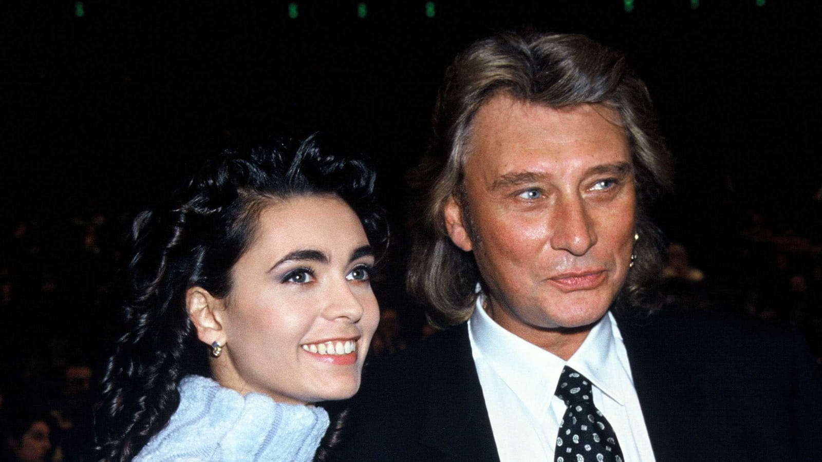  Adeline Blondieau et Johnny Hallyday