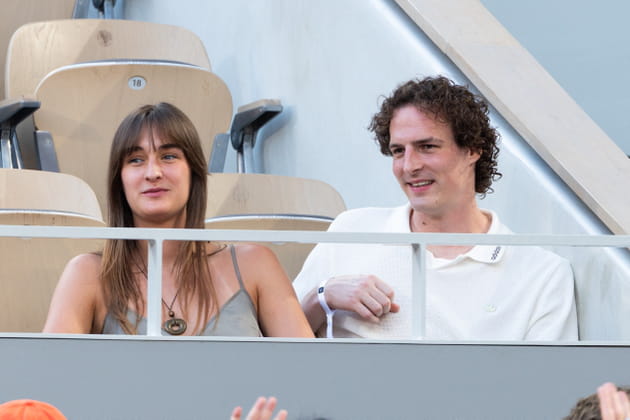 Paul de Saint Sernin dans les tribunes VIP de Roland-Garros