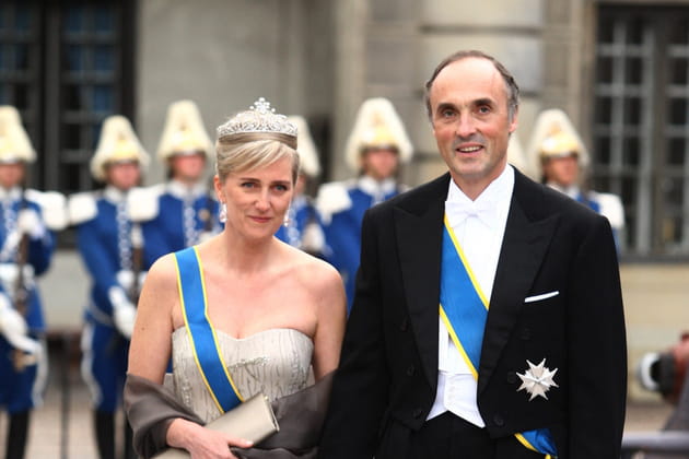 Astrid de Belgique lors du mariage de Victoria de Suède