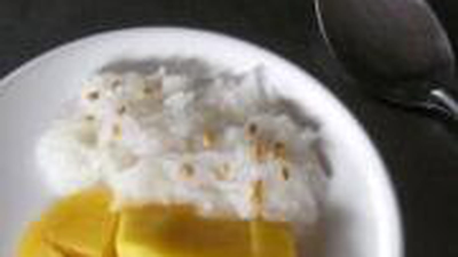 Riz gluant sucré à la mangue en Thaïlande