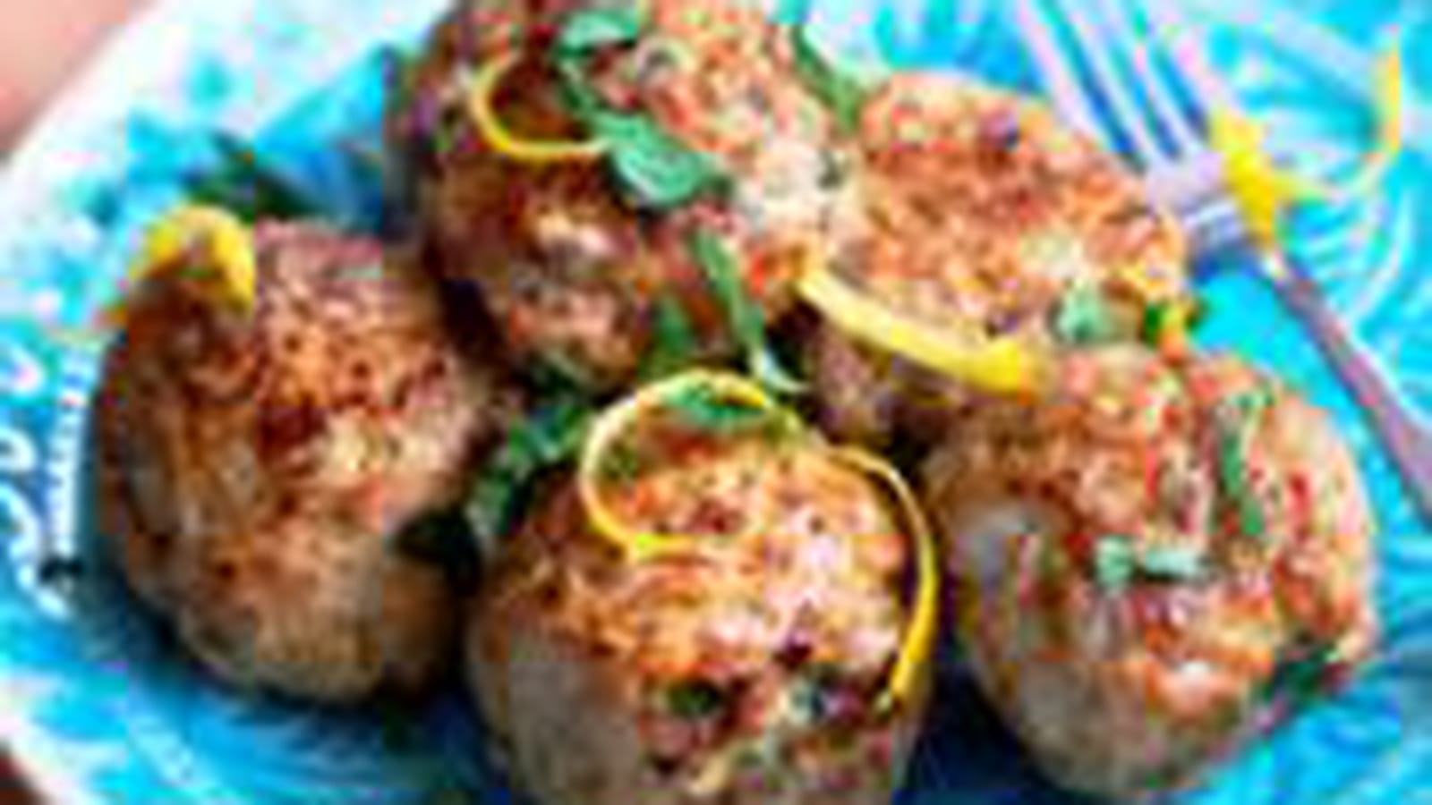Keftas de veau à la menthe, rémoulade de radis