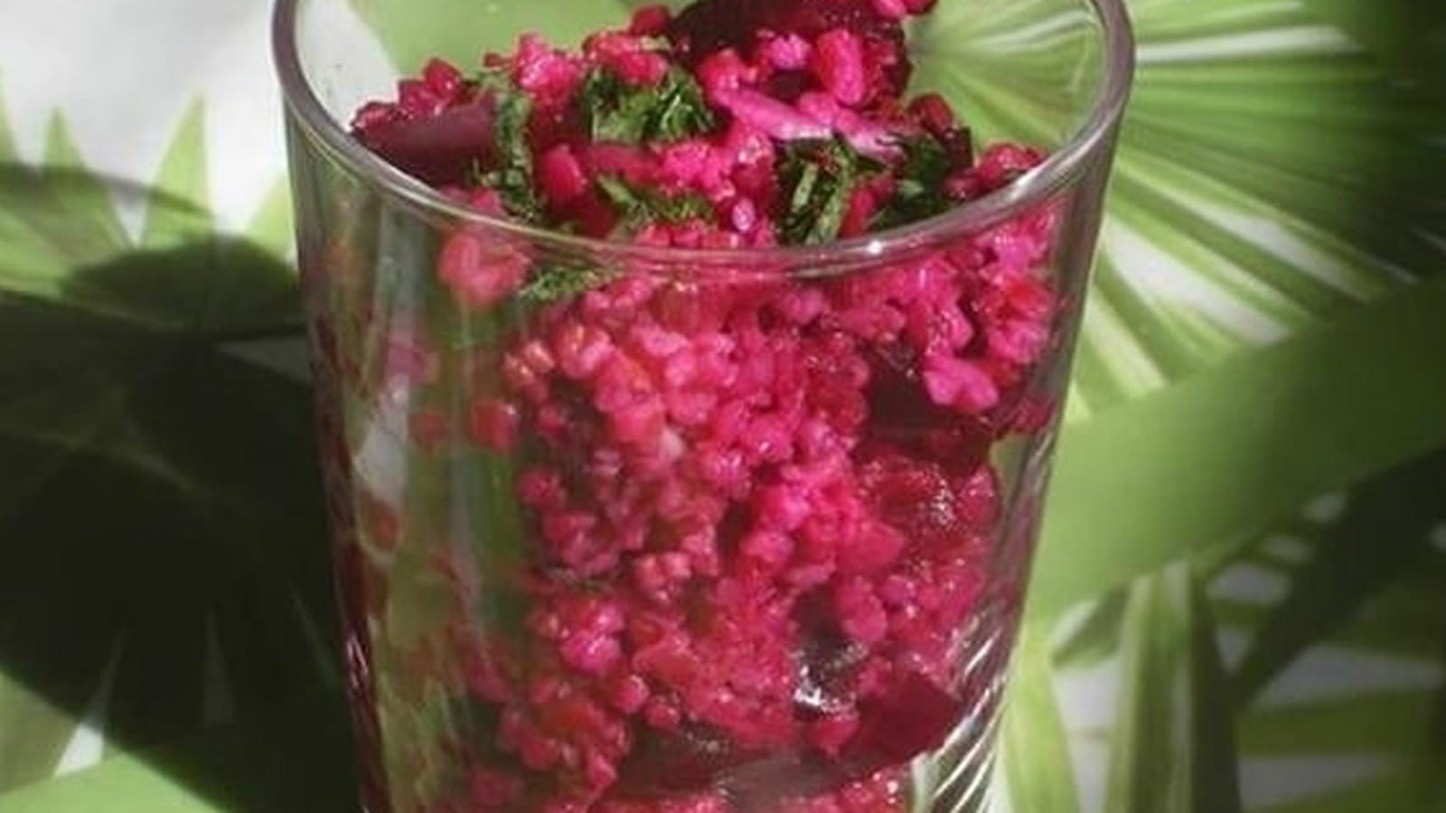 Taboulé rose aux Betteraves et Boulgour