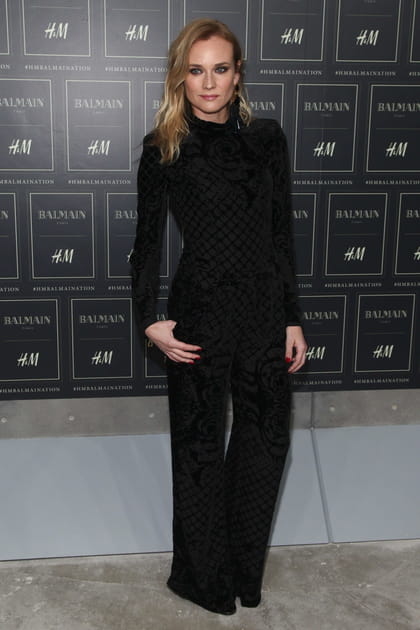 Diane Kruger au défilé H&M X Balmain